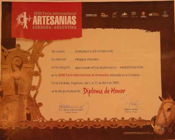 Primer Premio de la Feria Internacional de Artesanias Córdoba